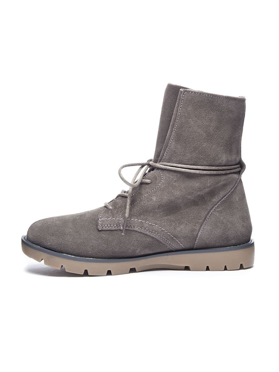 Dirty Laundry Next Up Grey Split Bootie