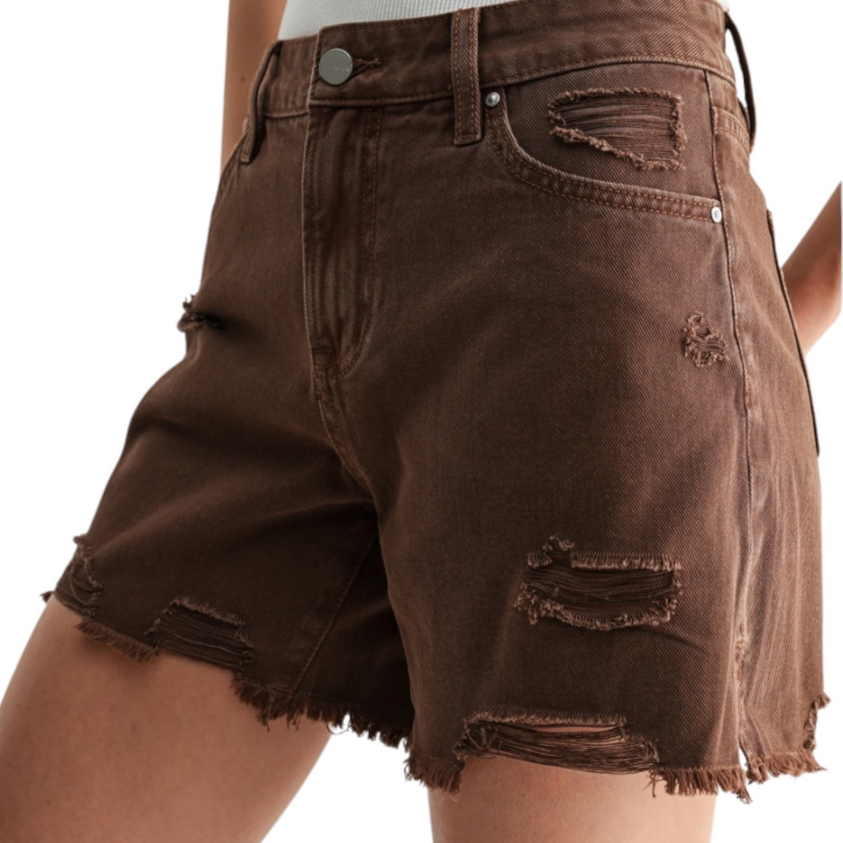 MICA MDP-H626DE Dark Espresso Midi Shorts