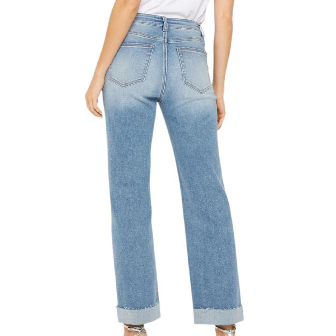 Mica MTT-T3286 High Rise Tummy Control Straight Leg Jean