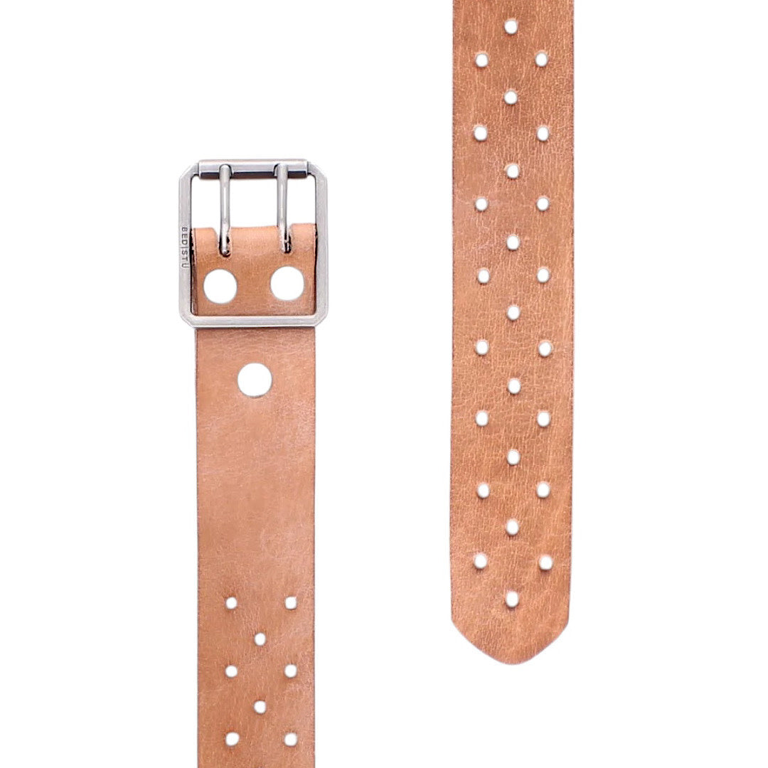 Bed|Stu McCoy Tan Rustic Belt