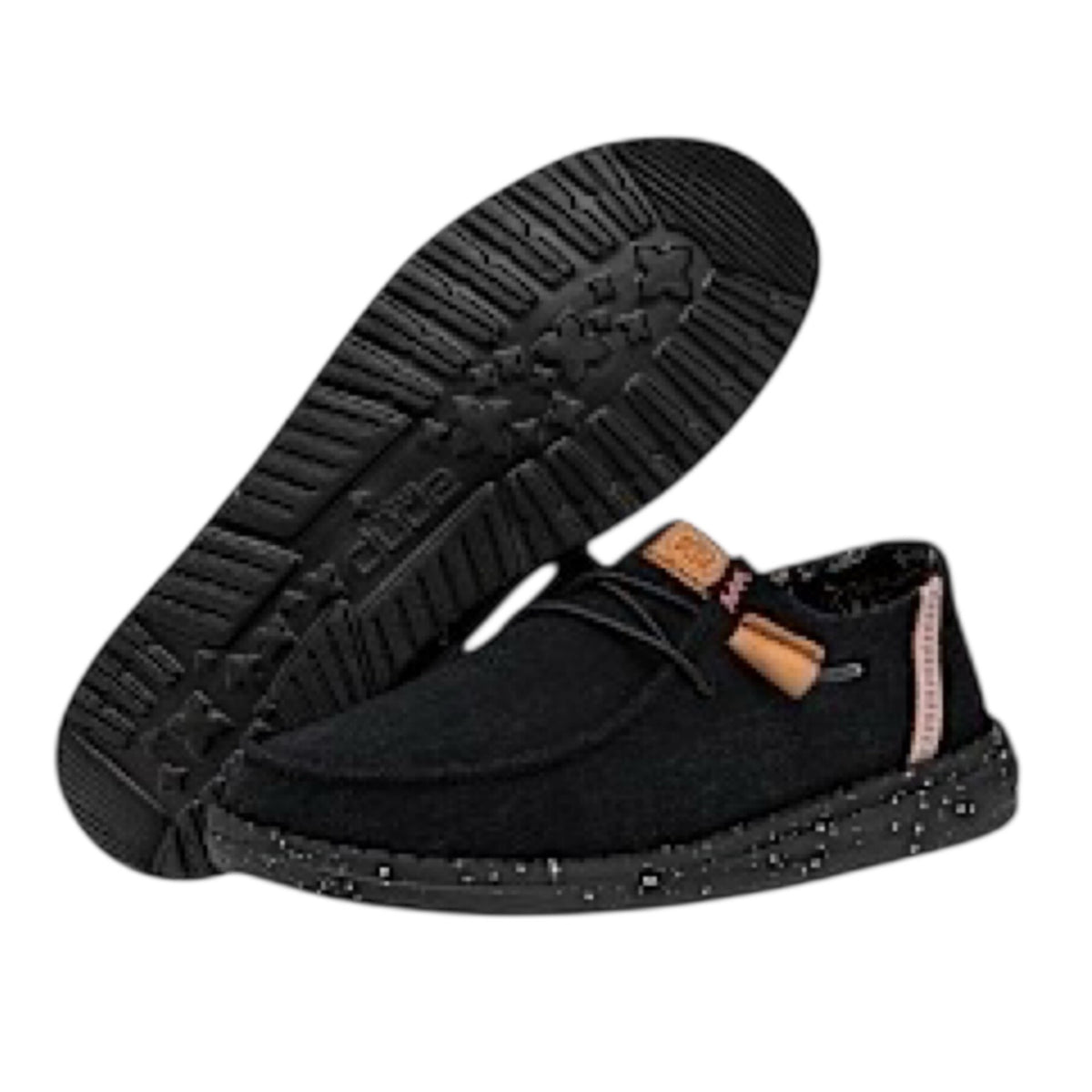 Hey Dude Wendy Washed Canvas Black