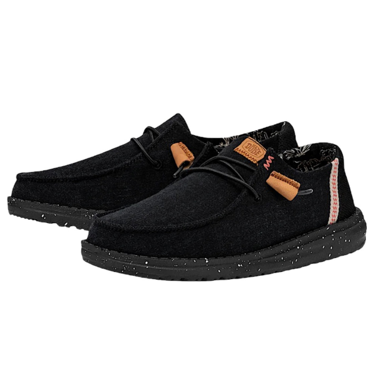 Hey Dude Wendy Washed Canvas Black