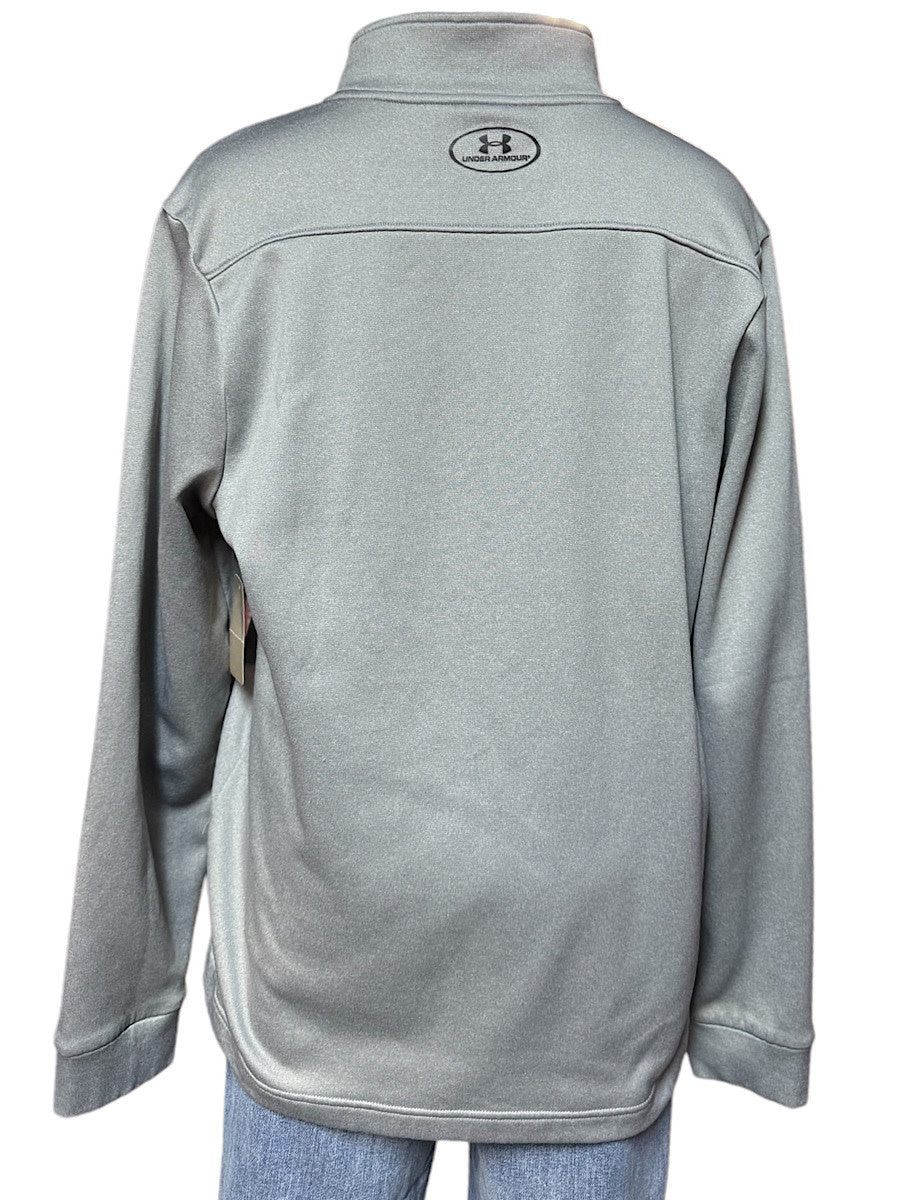 Under Armour Grey 3/4 Zip Pullover Size Medium-RF