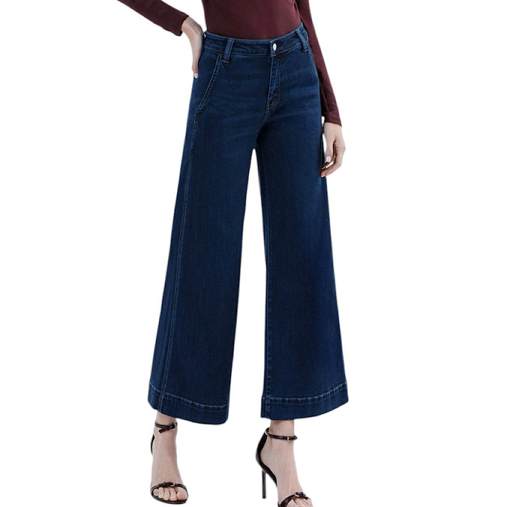 Flying Monkey Unassuming High Rise Wide Leg Jean F5923