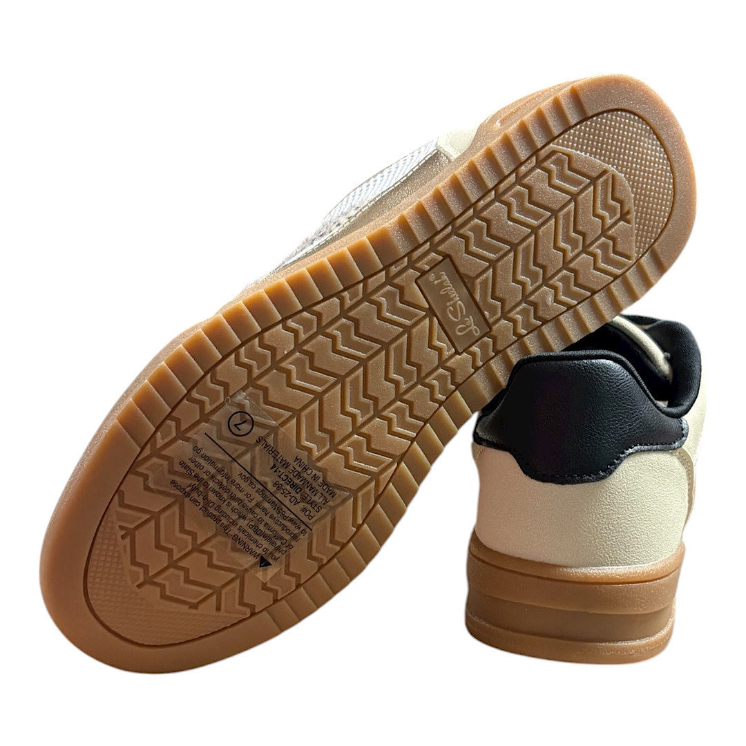 Women's Cream/Leopard Sneakers