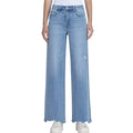 Vervet T7080 Allure High Rise Distressed Hem Wide Leg Jean