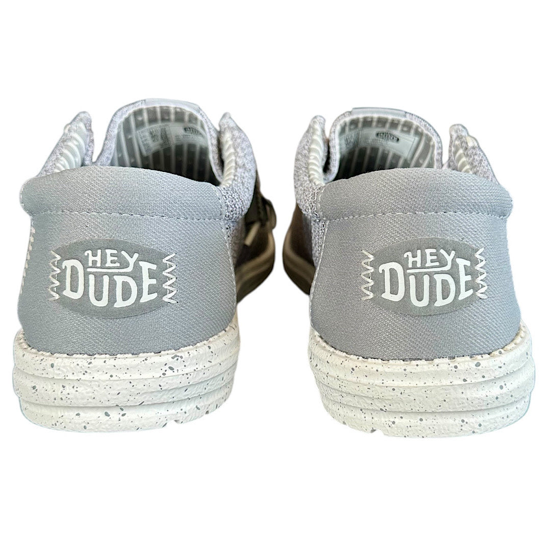 Hey Dude Wally Stretch Sox Wide Grey