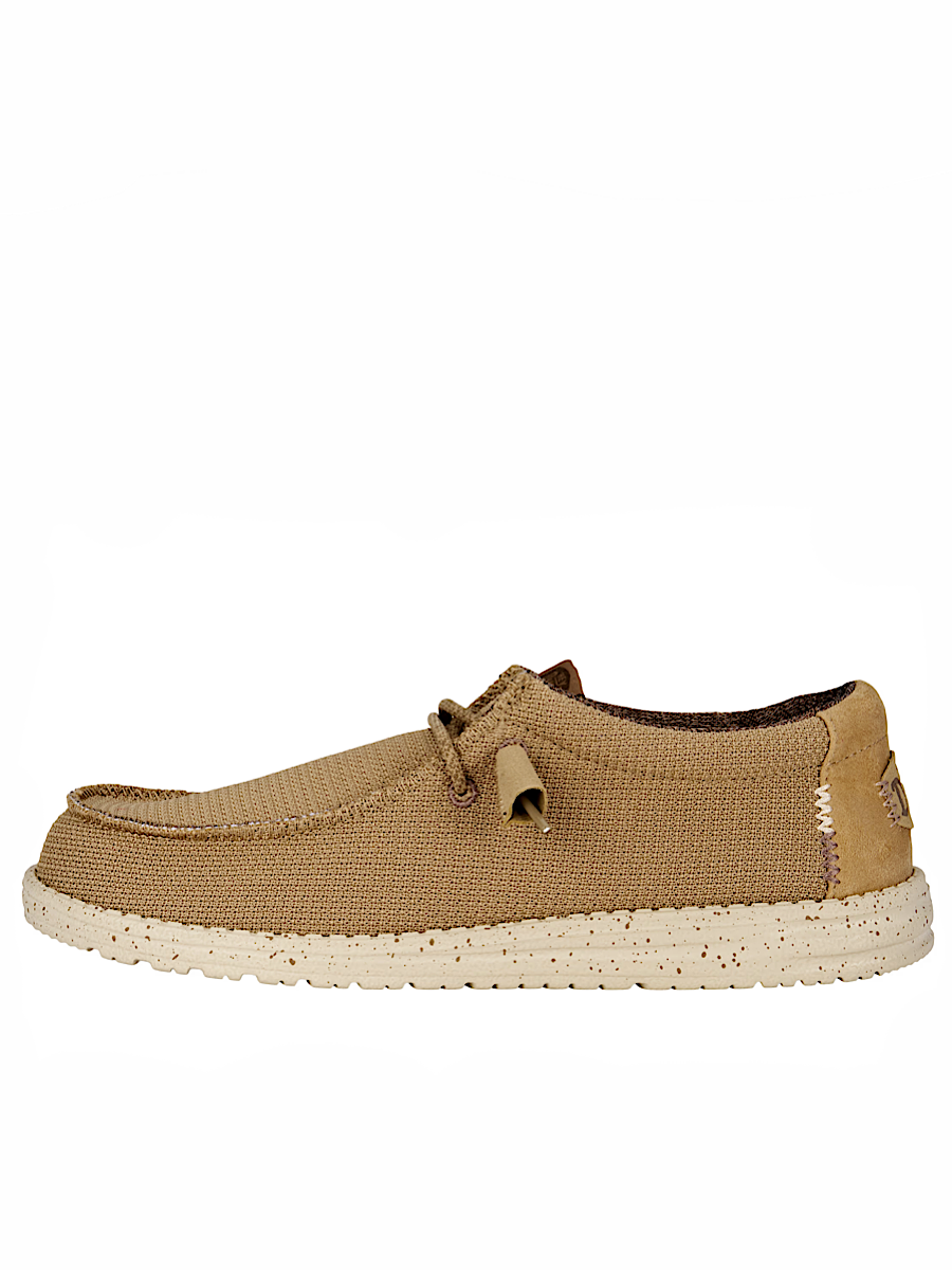 Hey Dude Wally Sport Mesh Tan/White