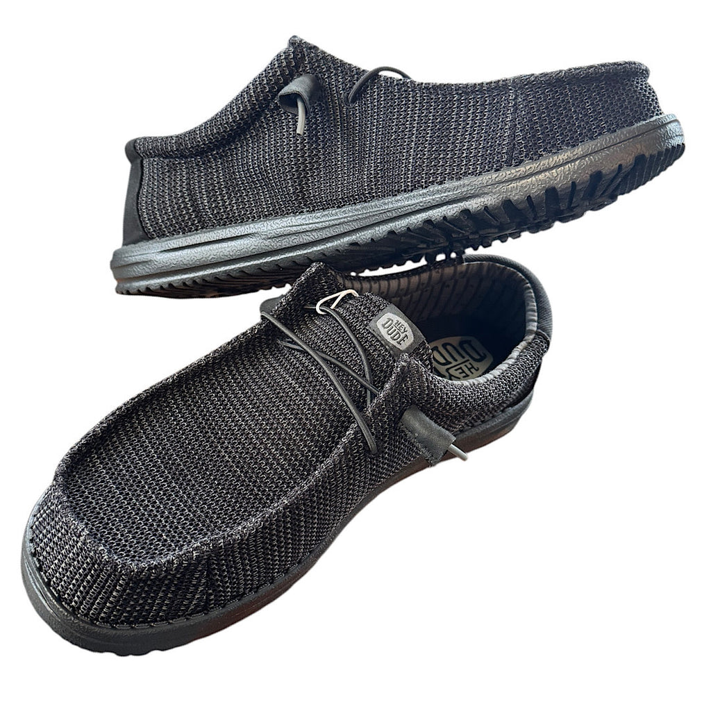 Hey Dude Wally Stretch Sox Wide Black