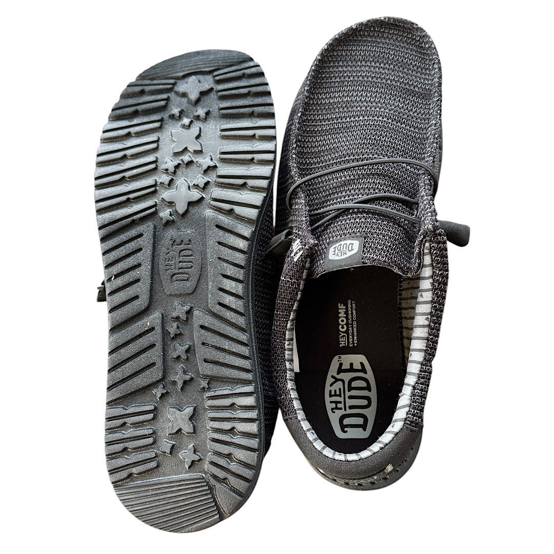 Hey Dude Wally Stretch Sox Wide Black