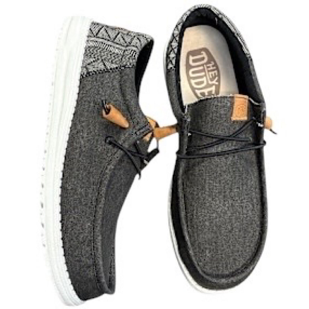 Hey Dude Wally Batik Black
