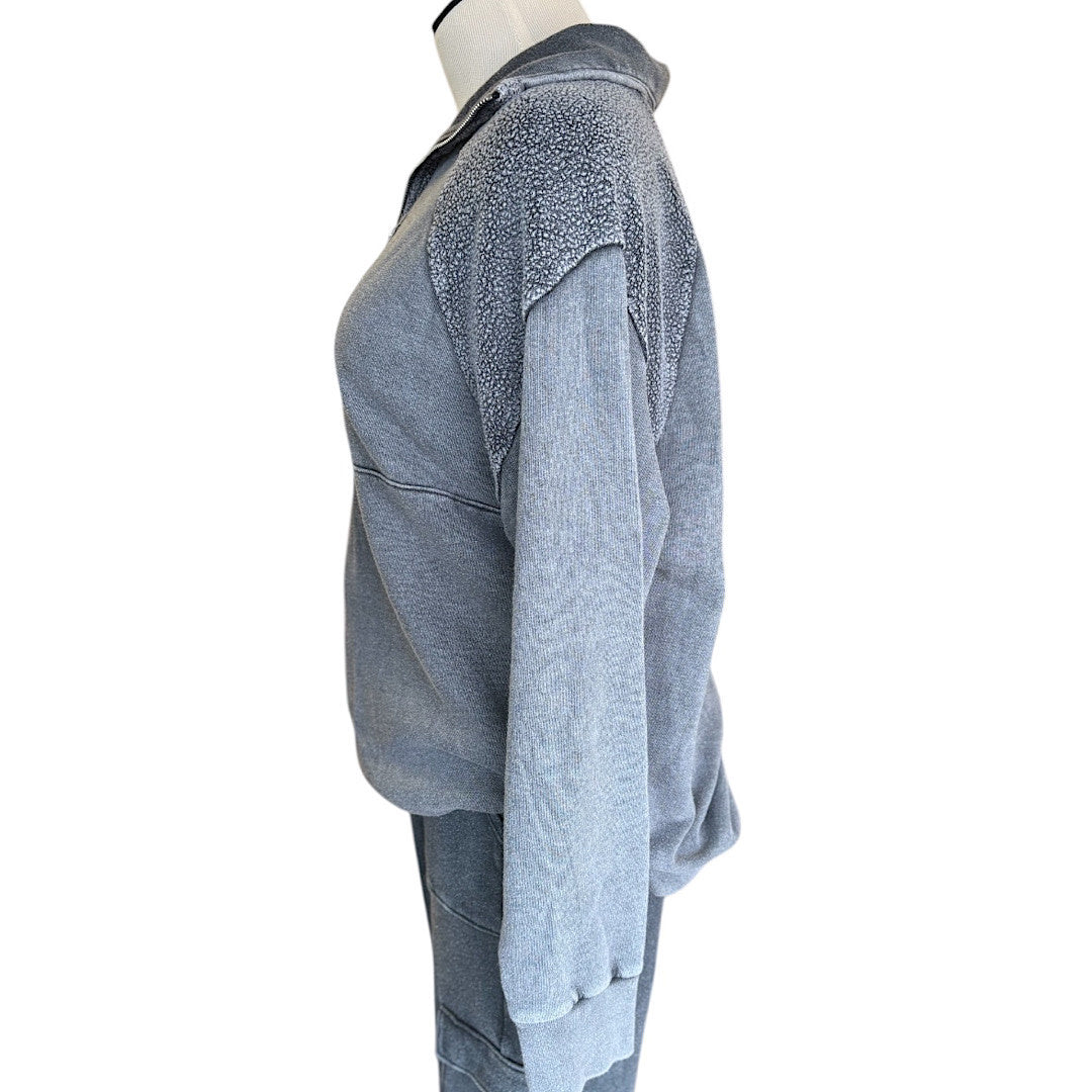Victoria's Secret Charcoal Quarter Zip Top Size XS-RF