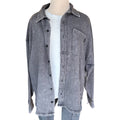 Victoria's Secret Charcoal Mineral Washed Shacket Size Medium-RF