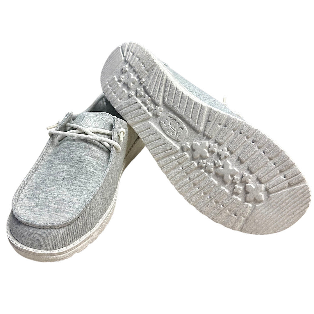 Hey Dude Wendy Stretch Jersey Light Grey