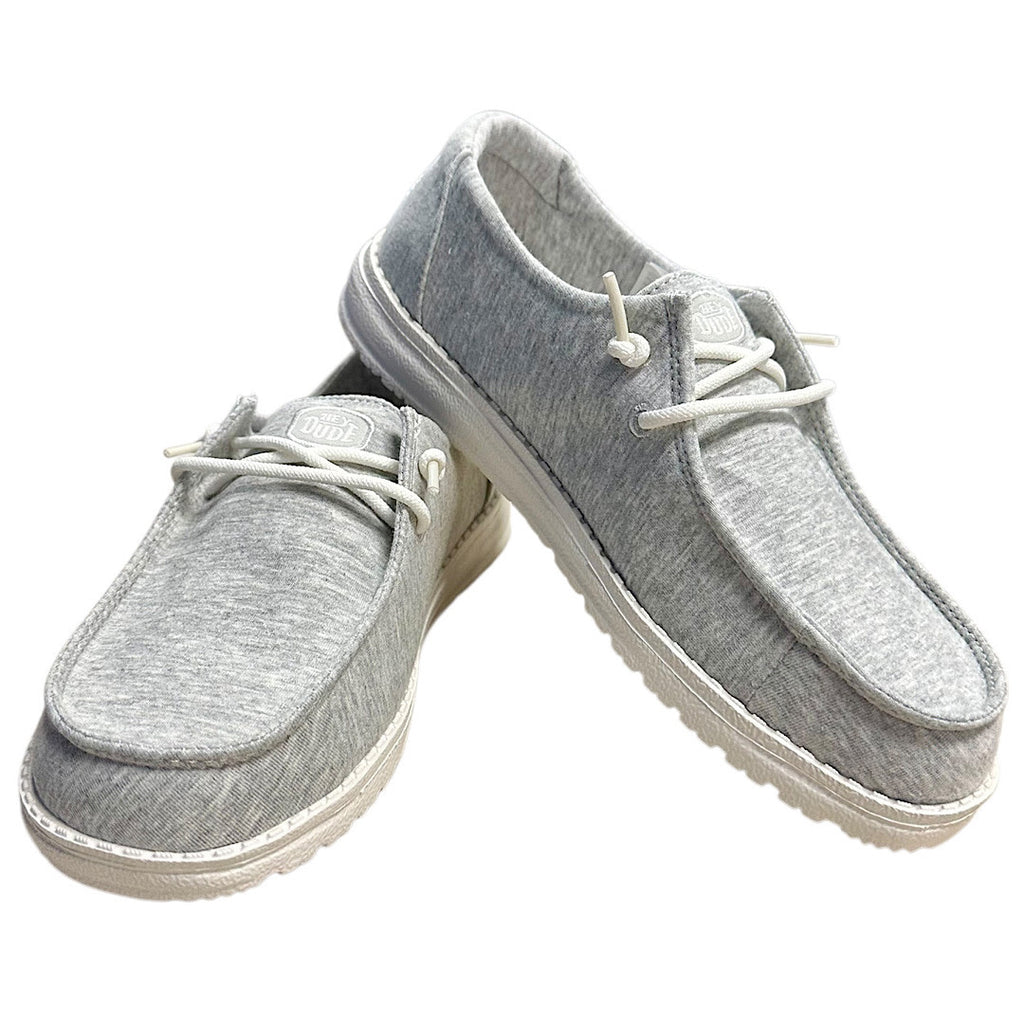 Hey Dude Wendy Stretch Jersey Light Grey