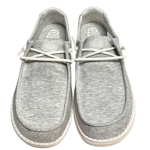 Hey Dude Wendy Stretch Jersey Light Grey