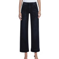 Vervet V3589BK Black High Rise Super Soft Baggy Cuffed Wide Leg Jeans