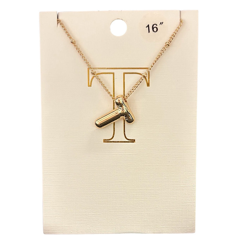 Balloon Initial Necklace