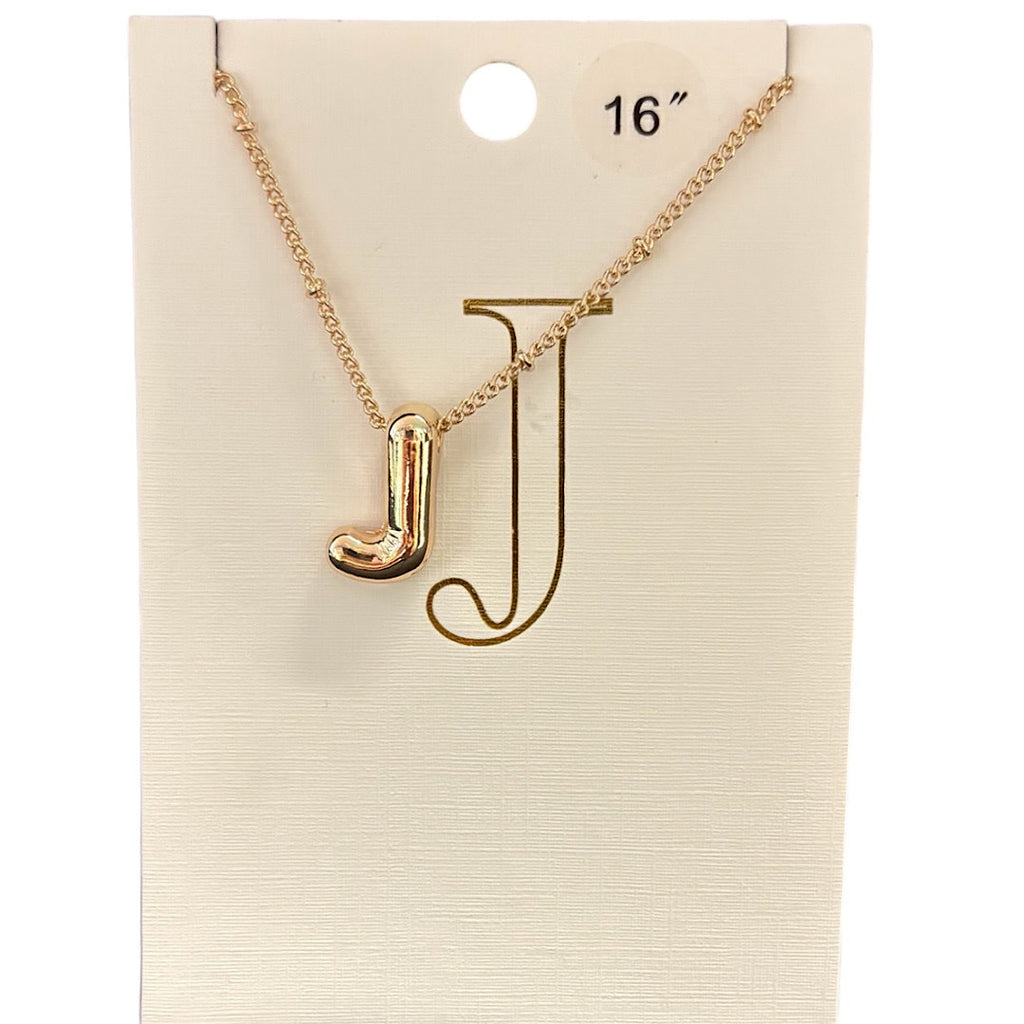 Balloon Initial Necklace