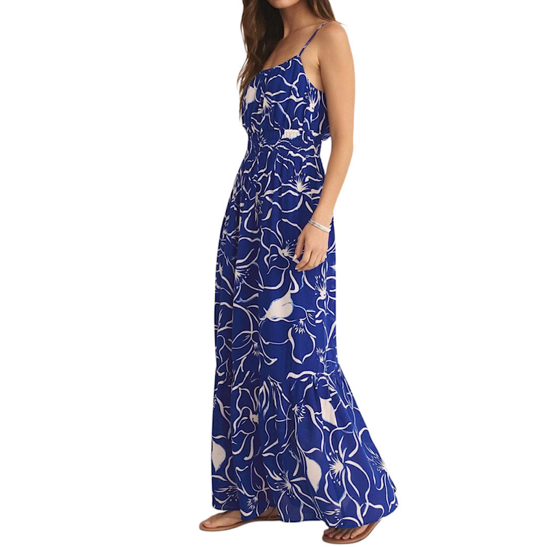 Z Supply Toluca Cala Floral Maxi Dress Oceaside