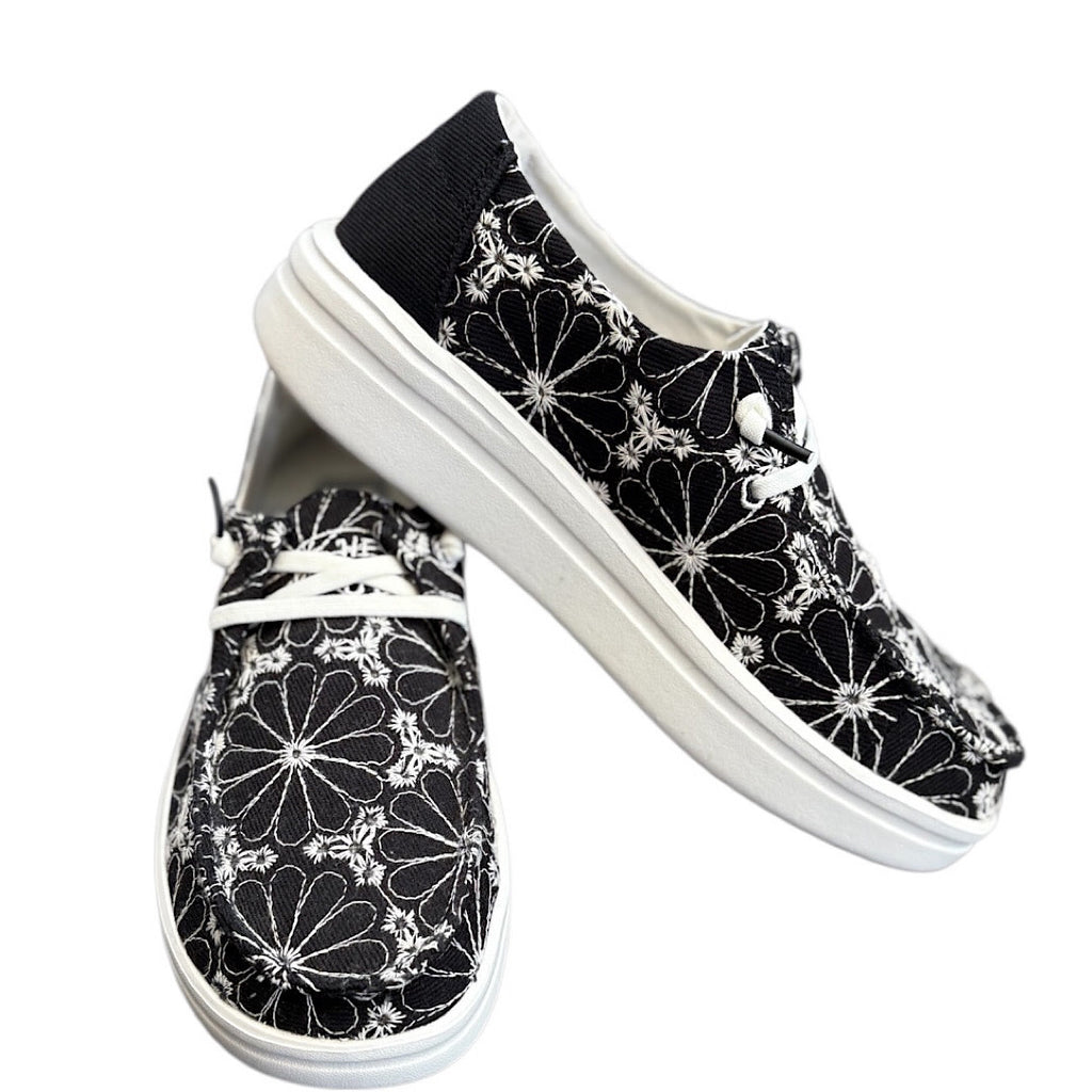 Hey Dude Wendy Rise Eyelet Black