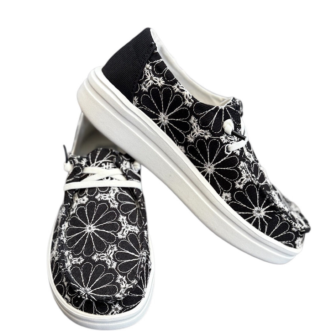 Hey Dude Wendy Rise Eyelet Black