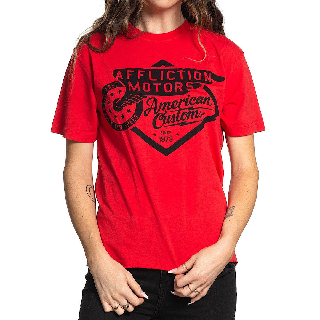 Hibiscus Rolling Motors S/S Tee