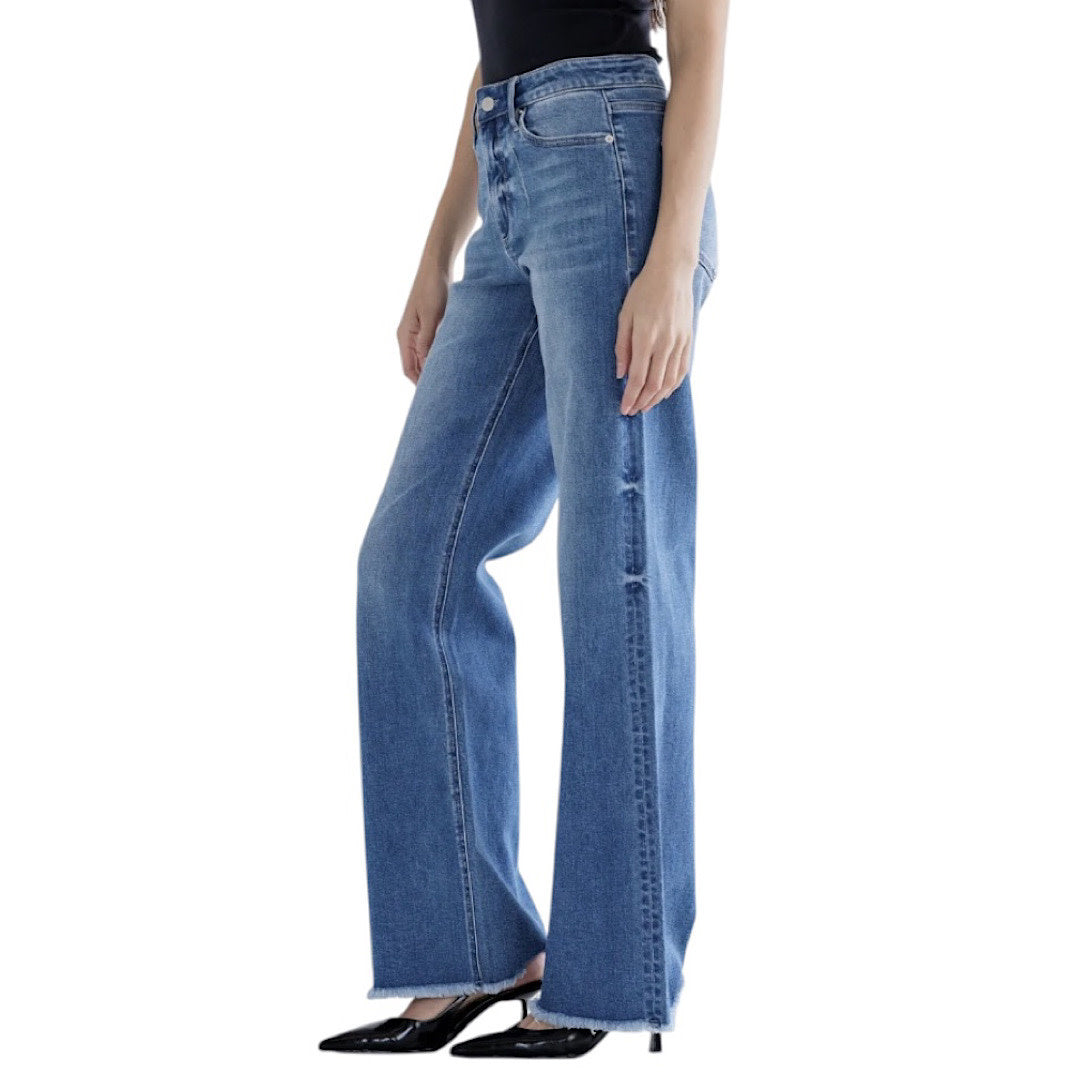 MICA MDP-W3200 High Rise Wide Leg Jeans