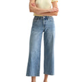 Mica MDP-W3857 Mid Rise Wide Leg Crop Jean
