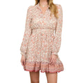 Ivory Empire Waist Mini Dress