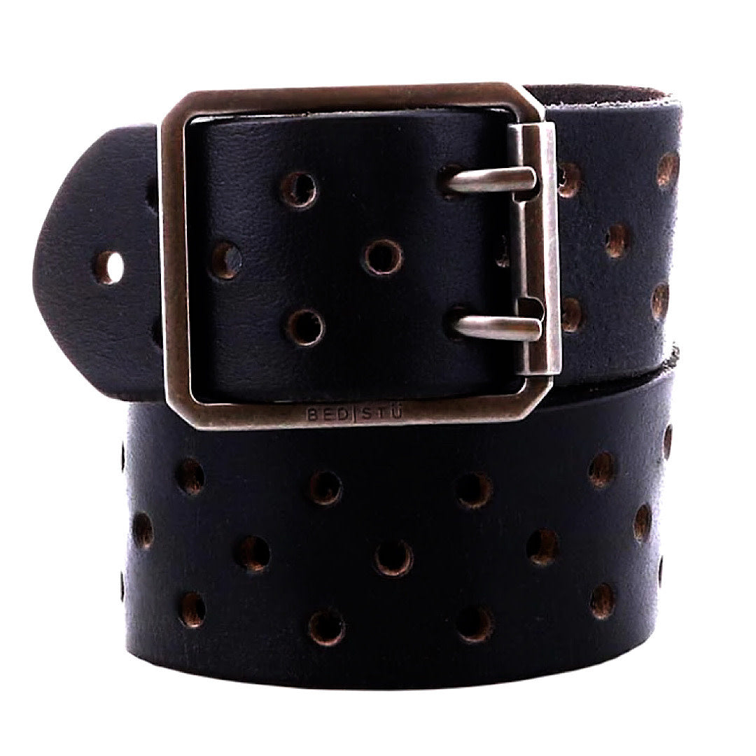 BED|STU Mccoy Black Rustic Belt