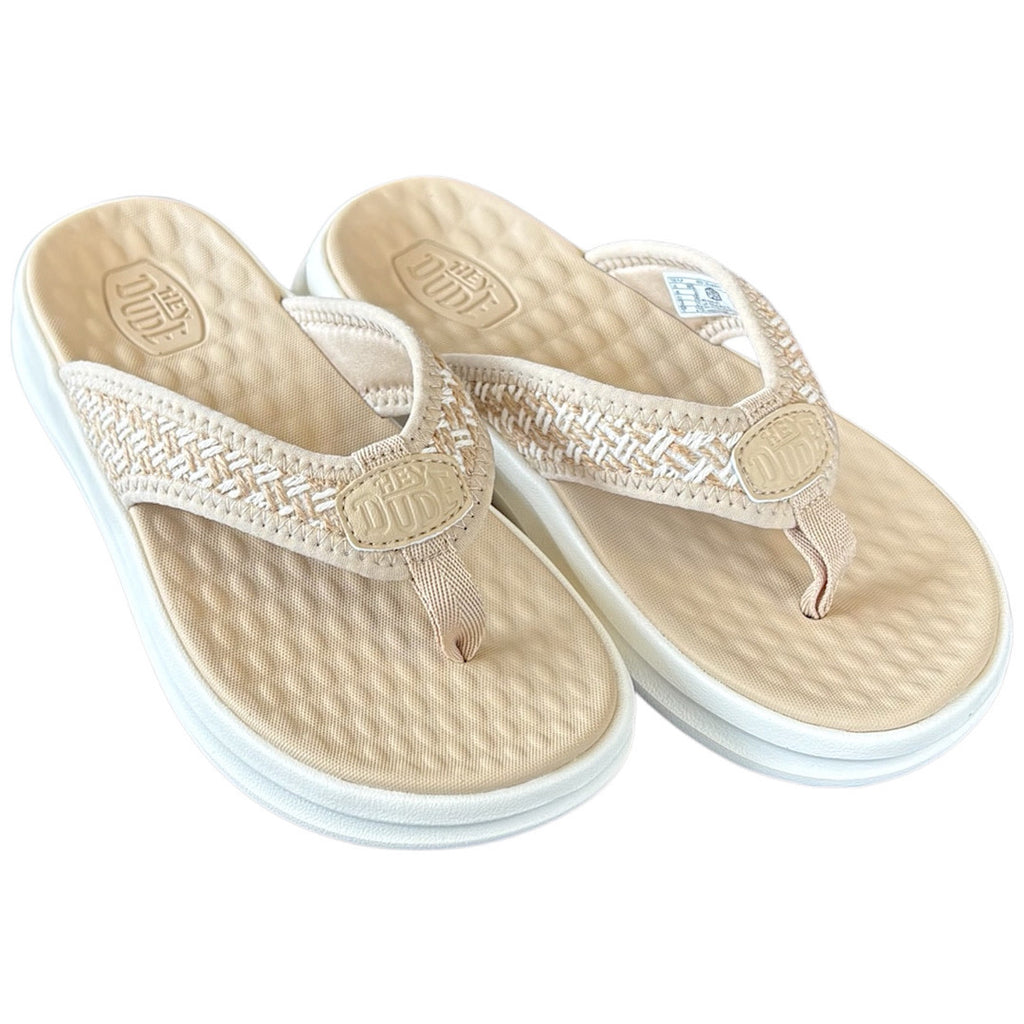 Hey Dude Tide Flip Irish Cream/White