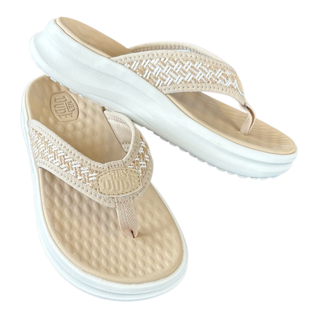Hey Dude Tide Flip Irish Cream/White