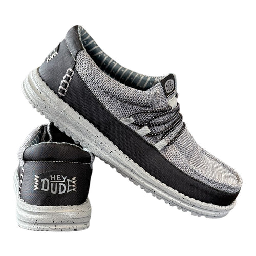 Hey Dude Wally Guard Stretch Sox Flannel Grey/Multi