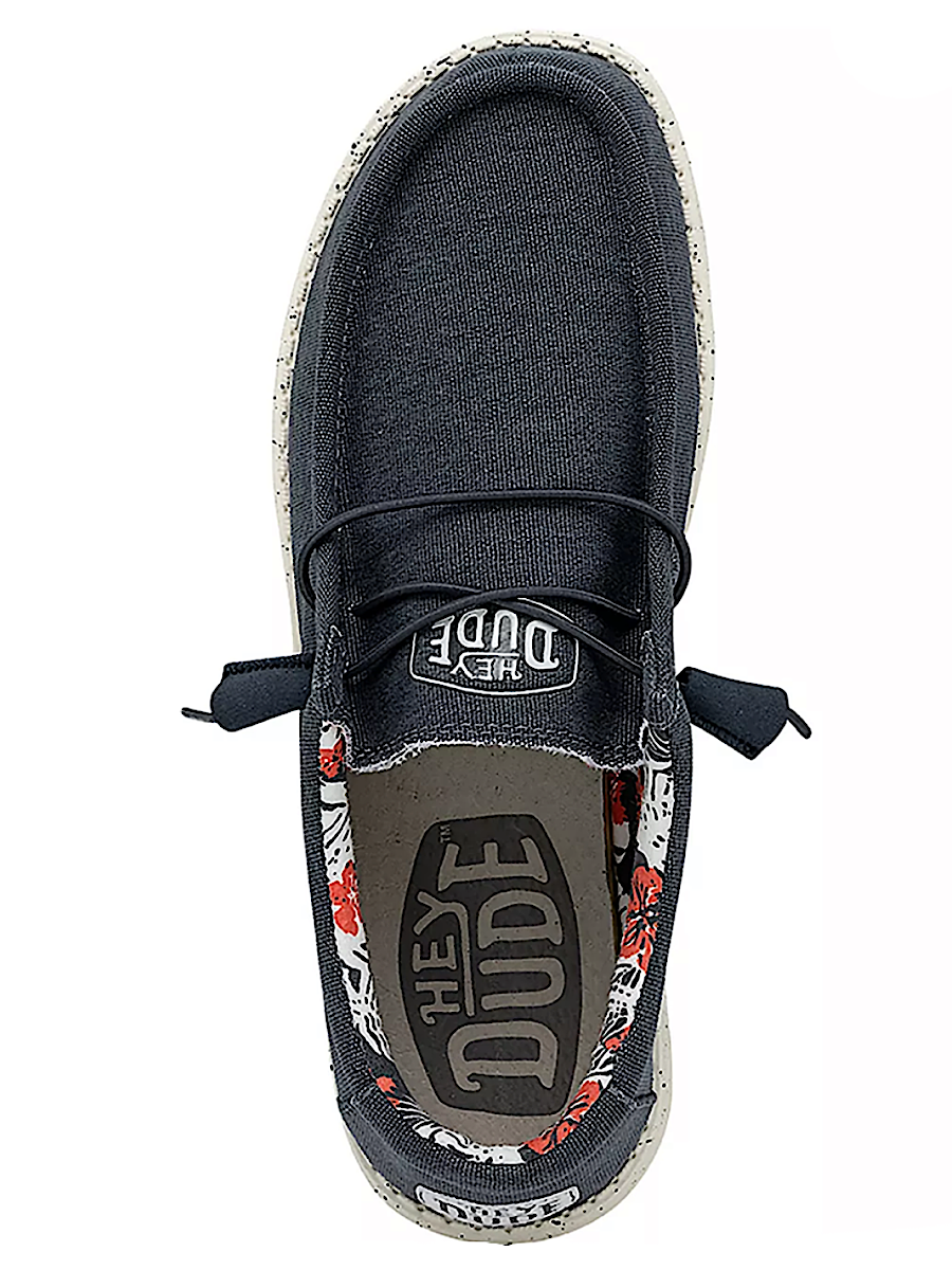 Hey Dude Wally Stretch Canvas Blue