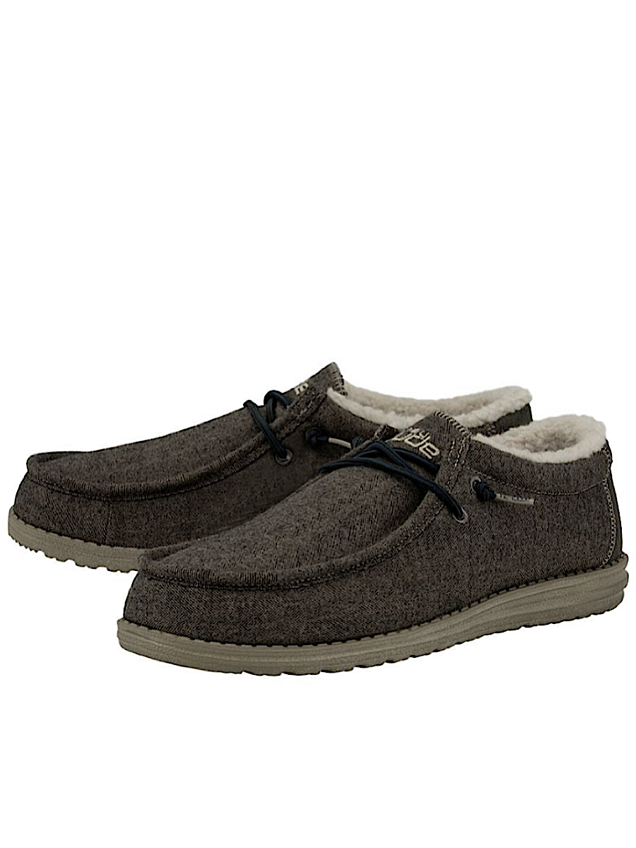 Hey Dude Wally Herringbone Chocolate