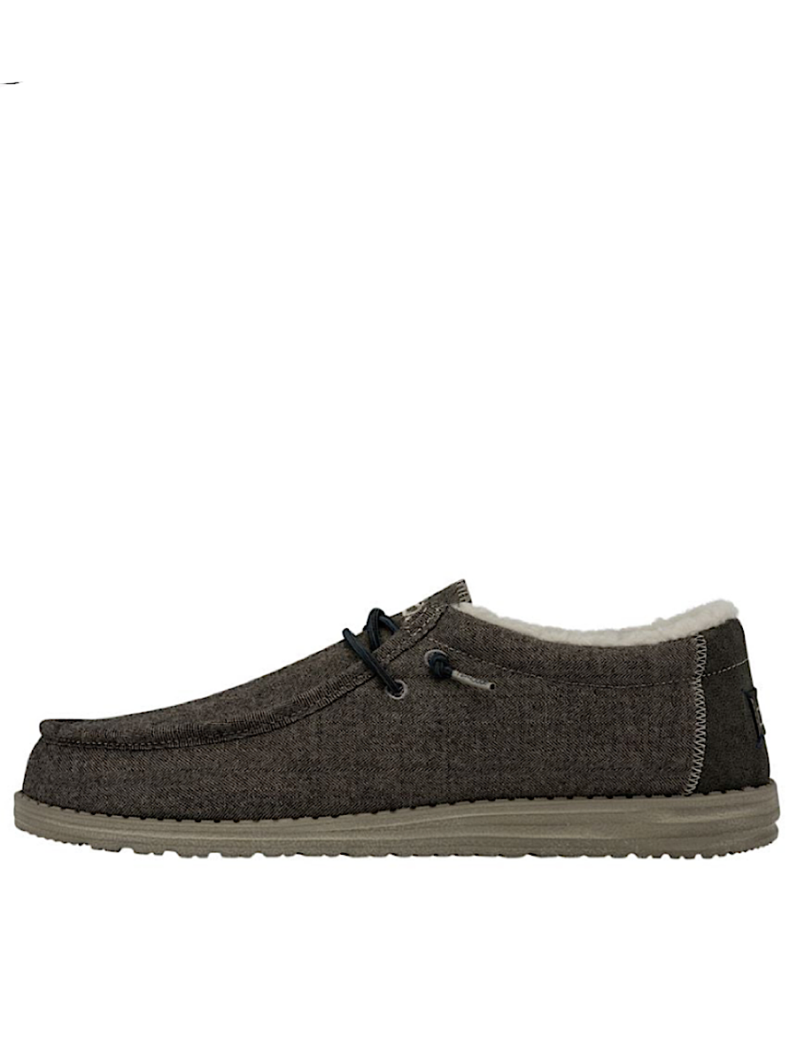 Hey Dude Wally Herringbone Chocolate