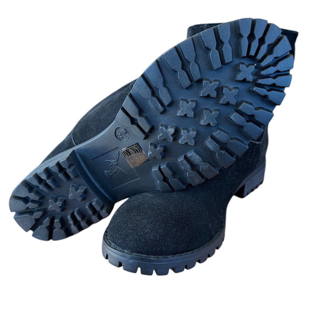 Chinese Laundry Black Burnished Bootie