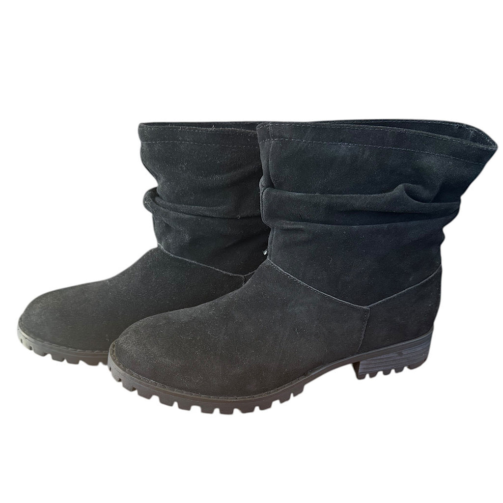 Chinese Laundry Black Burnished Bootie