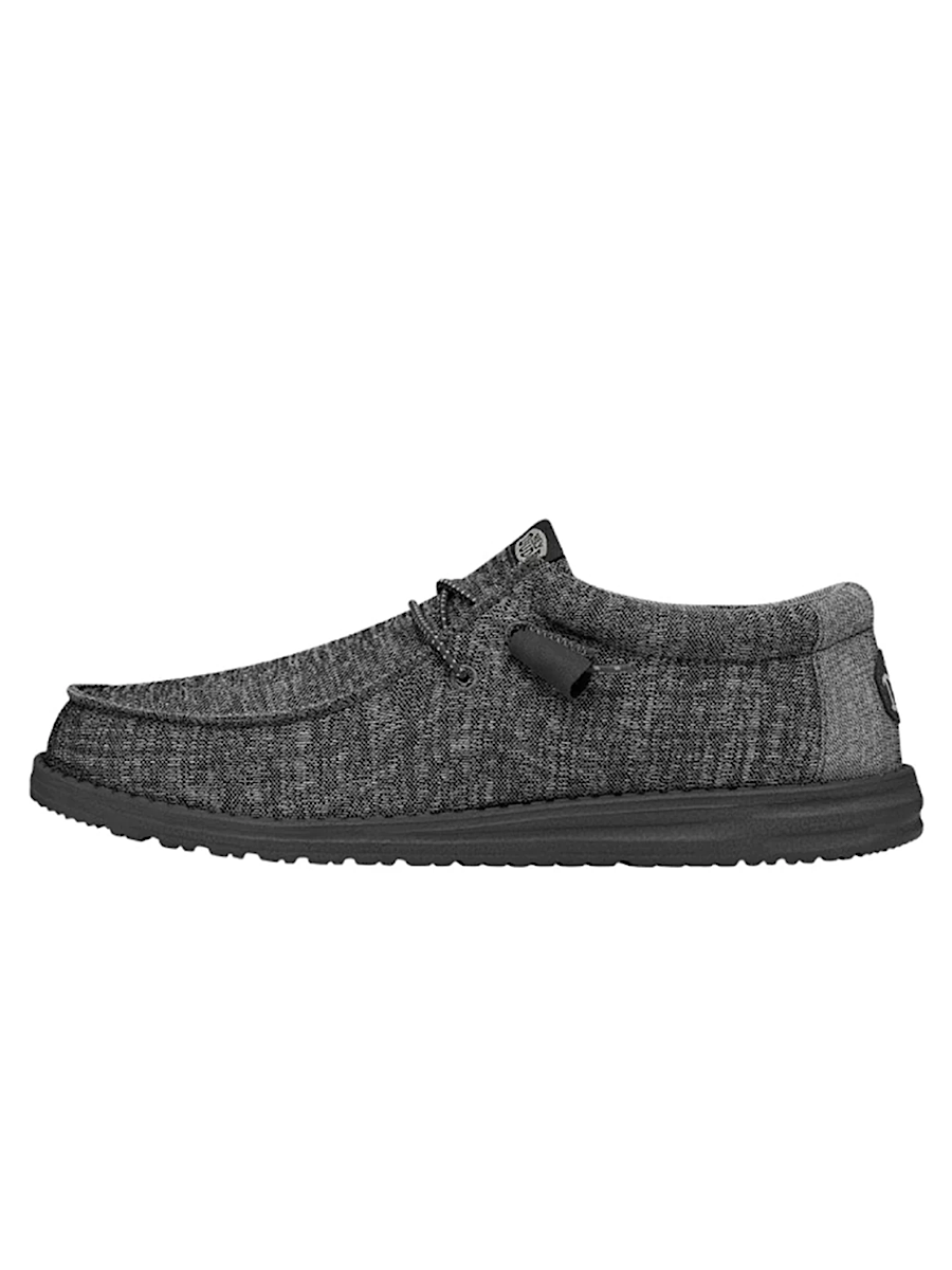 Hey Dude Wally Sport Knit Charcoal
