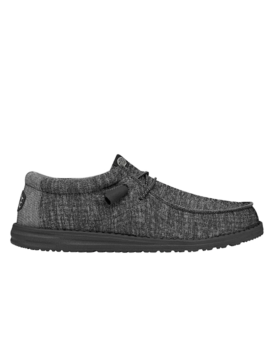 Hey Dude Wally Sport Knit Charcoal