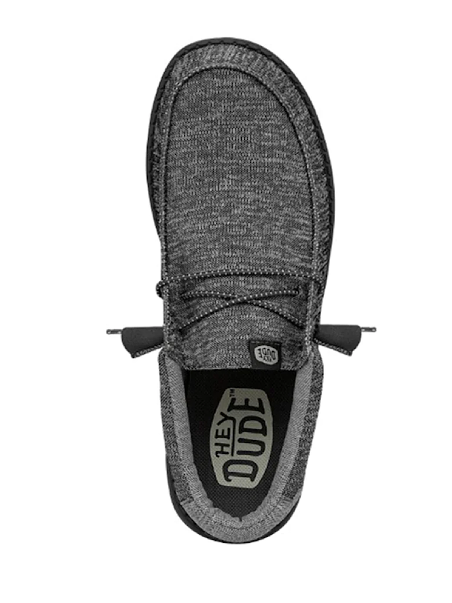 Hey Dude Wally Sport Knit Charcoal