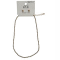 Silver & Gold Small Bead Necklace