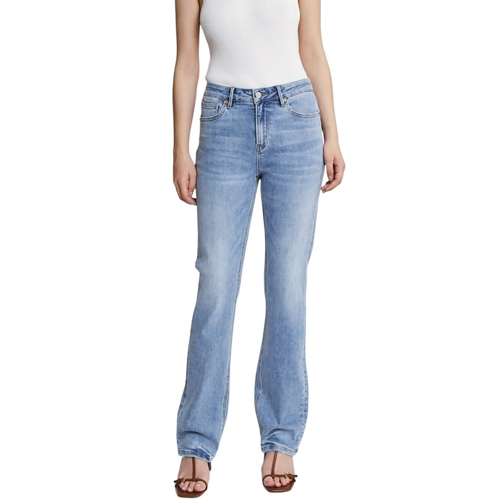 MICA MDP-T3561A High Rise Straight Jeans