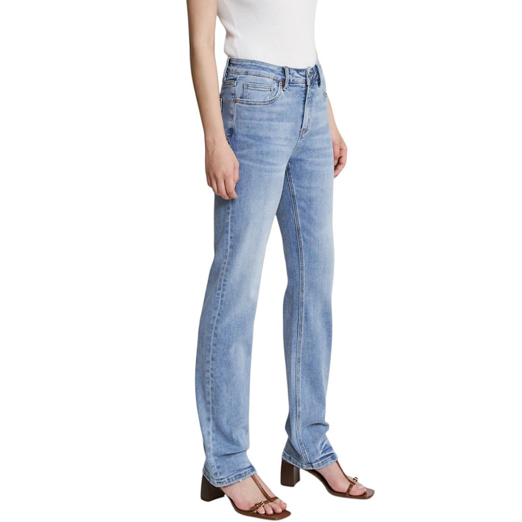 MICA MDP-T3561A High Rise Straight Jeans