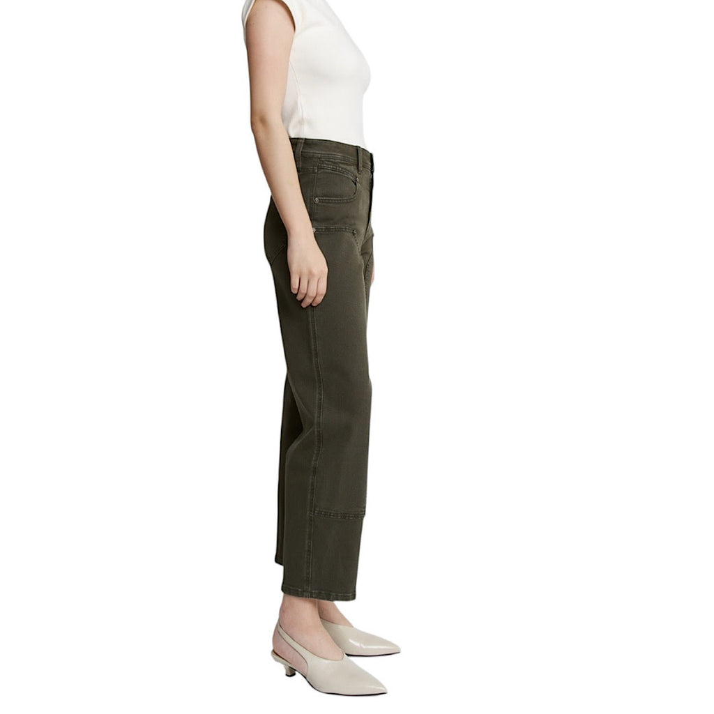 MICA MDP-T3577 H/R Moss Ankle Straight Barrel Jean