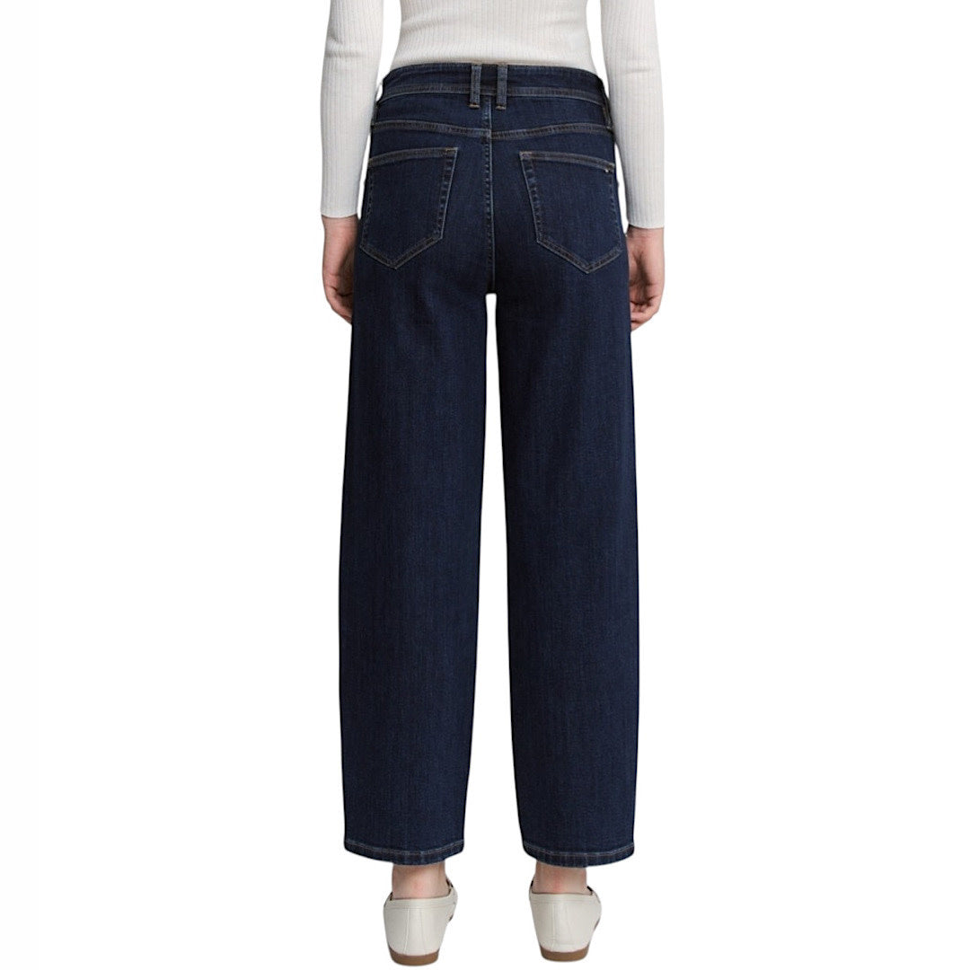MICA MDP-T3578 High Rise Navy Ankle Straight Barrel Jean