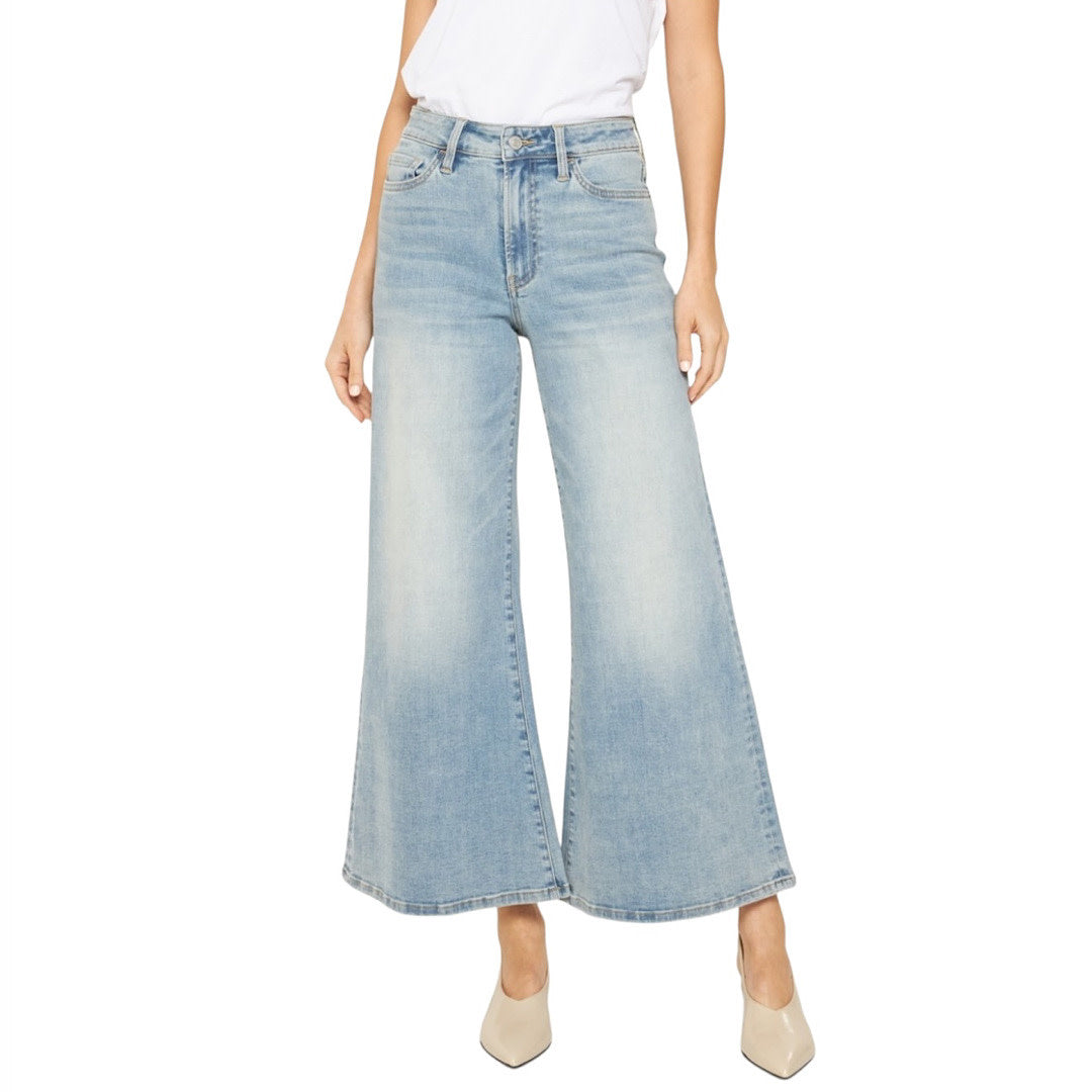 MICA MDP-W3377-A High Rise Super Wide Leg W/Palazzo Crop