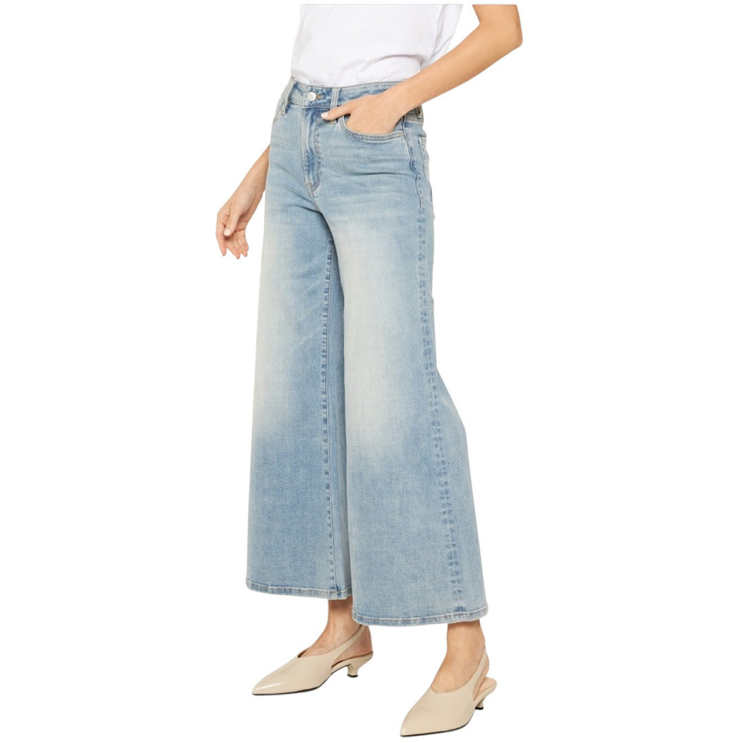 MICA MDP-W3377-A High Rise Super Wide Leg W/Palazzo Crop