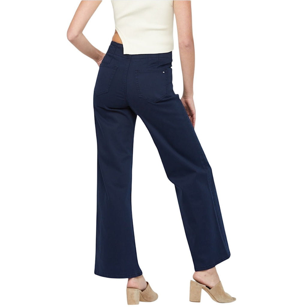 MICA MDP-W506DN High RISE Wide Leg Navy Jean